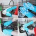 OkaeYa Silicone Scrubbing Gloves, Scrub Cleaning Gloves with Scrubber for Dishwashing and Pet Grooming, Latex Free (Multi Color, 1 Pair)